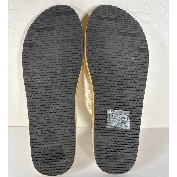 Rainbow Women's Single Layer Hemp Top Sandals Strap with Arch Support Natural L - Picture 9 of 10